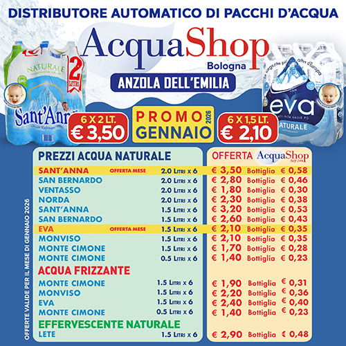 Adobe Photoshop PDF Acqua Shop Bologna - Volantino